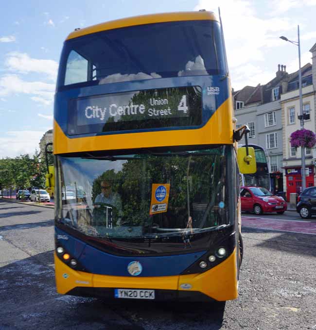 First Bristol Scania N280UD Alexander Dennis Enviro400CNGCITY 39456 Lynx